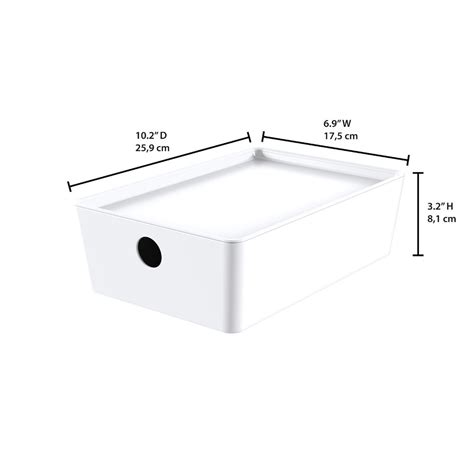 mainstays storage|mainstays small lidded storage white.